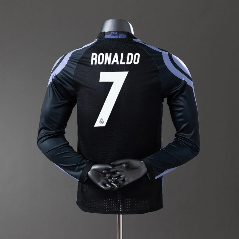 2016/17 Real Madrid Long Sleeve Third Away Jersey Player Version