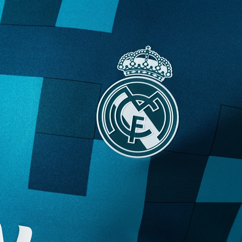 2017/18 Real Madrid Long Sleeve Third Away Jersey Player Version