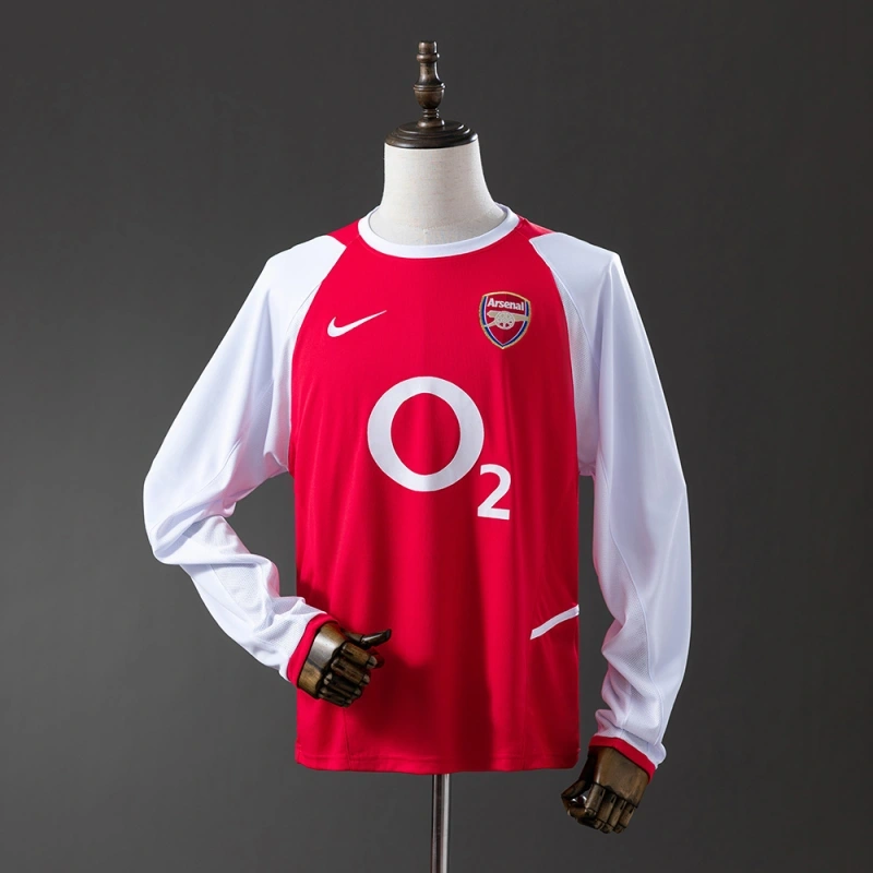 2002/04 Arsenal Long Sleeve Home Jersey
