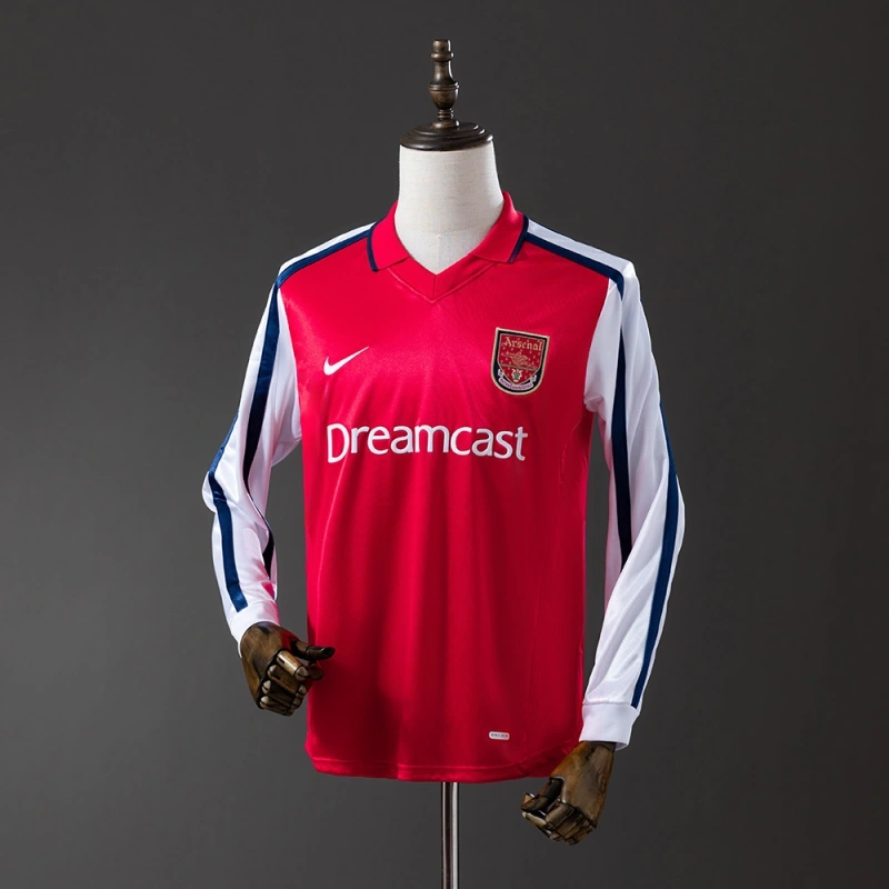 2001/02 Arsenal Long Sleeve Home Jersey