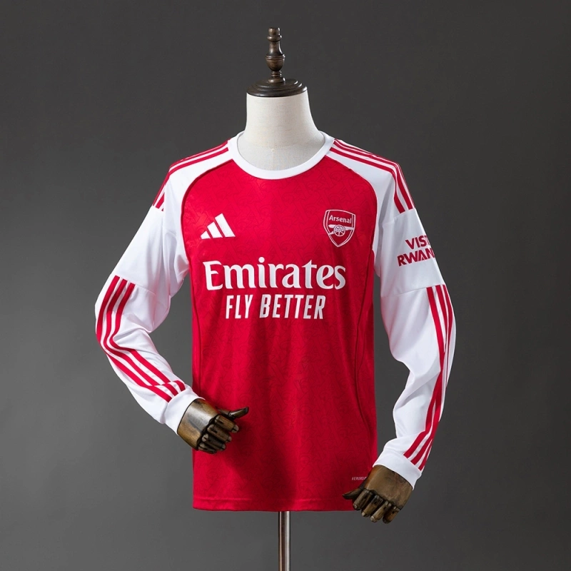 2025/26 Arsenal Home Long Sleeve Jersey