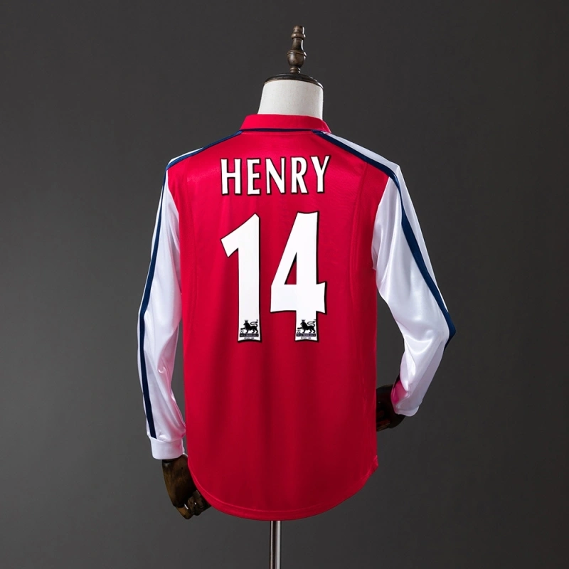 2001/02 Arsenal Long Sleeve Home Jersey