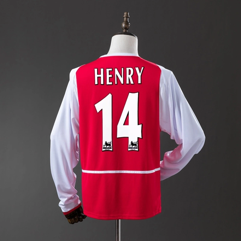 2002/04 Arsenal Long Sleeve Home Jersey