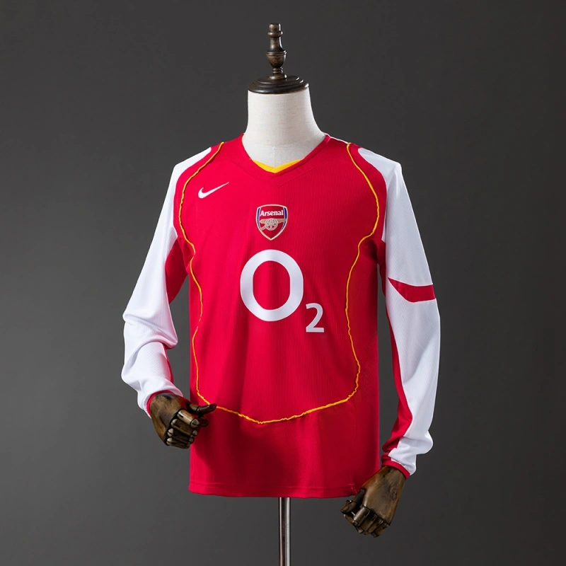 2004/05 Arsenal Long Sleeve Home Jersey