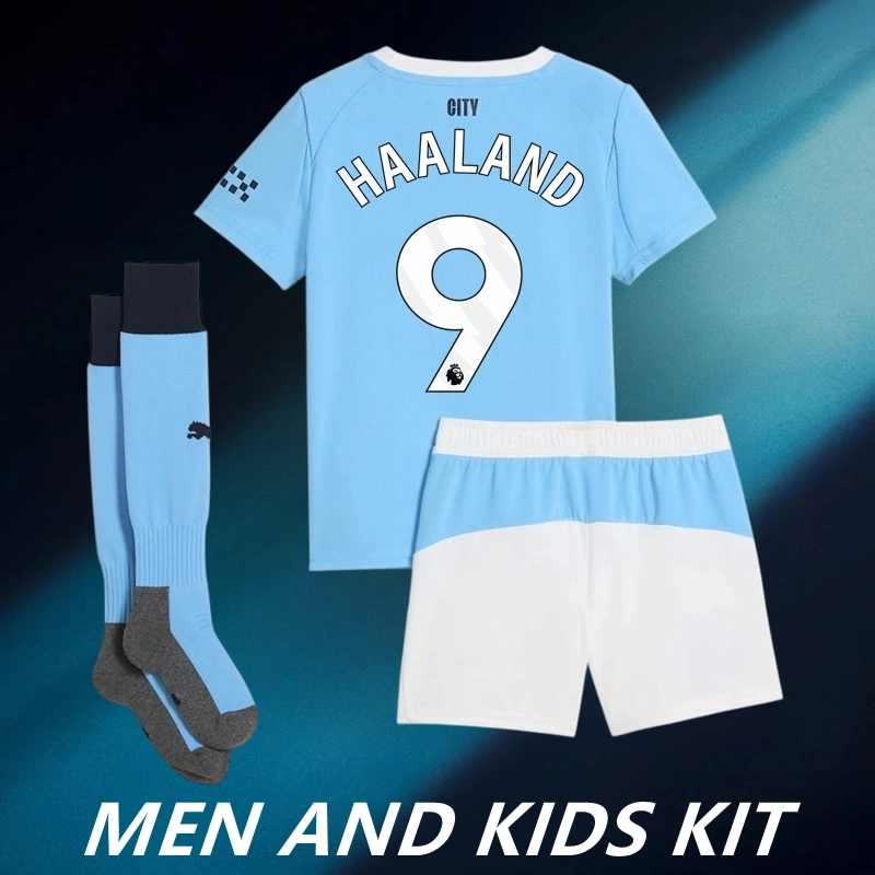 2025/26 Manchester City Home Men And Kids Kit