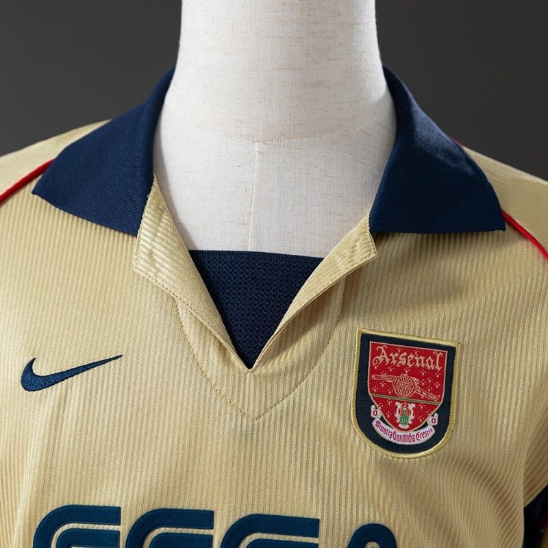 2001/02 Arsenal Long Sleeve Away Jersey
