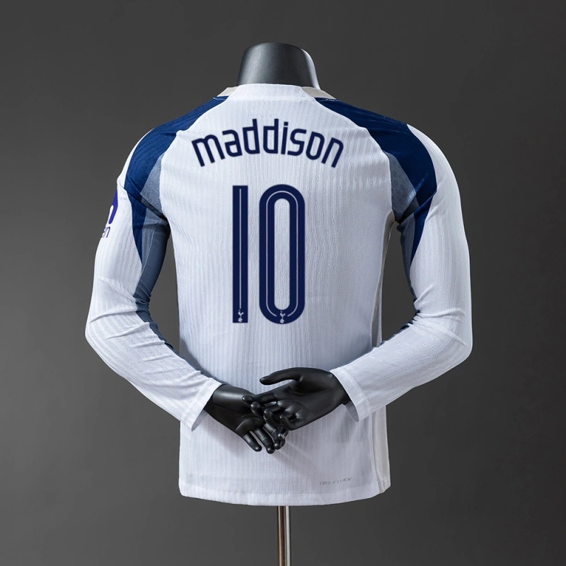2025/26 Tottenham Hotspur Home Long Sleeve Jersey Player Version