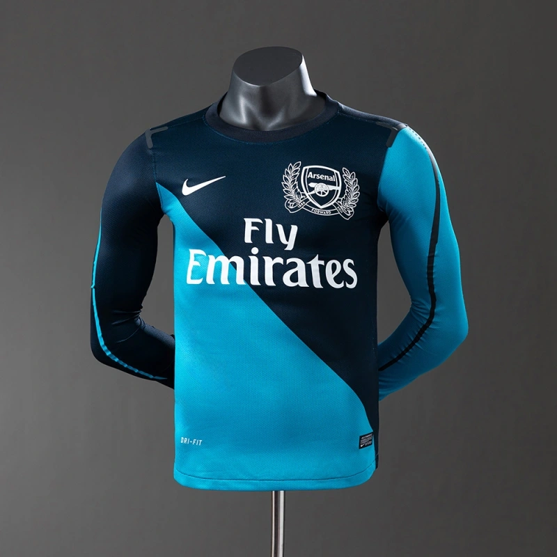 2011/12 Arsenal Long Sleeve Away Jersey Player Version