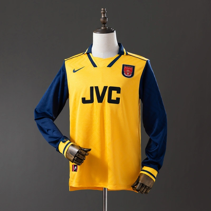 1992/93 Arsenal Long Sleeve Away Jersey