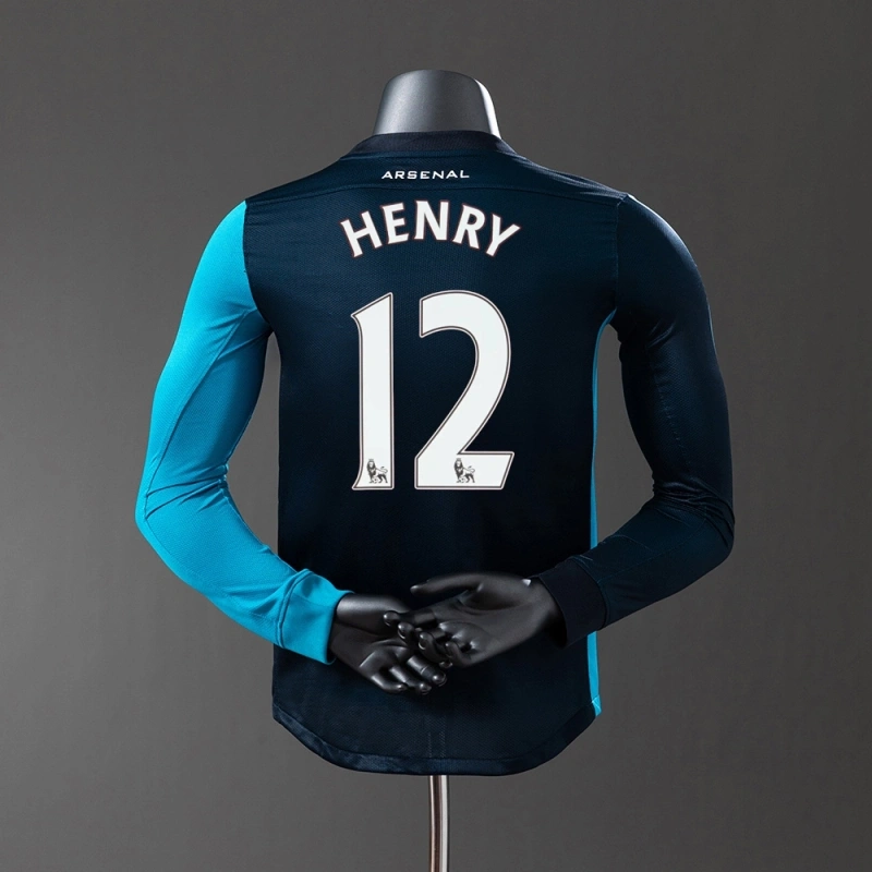 2011/12 Arsenal Long Sleeve Away Jersey Player Version