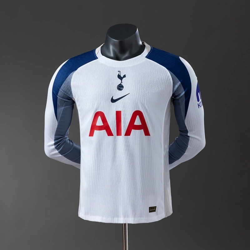 2025/26 Tottenham Hotspur Home Long Sleeve Jersey Player Version