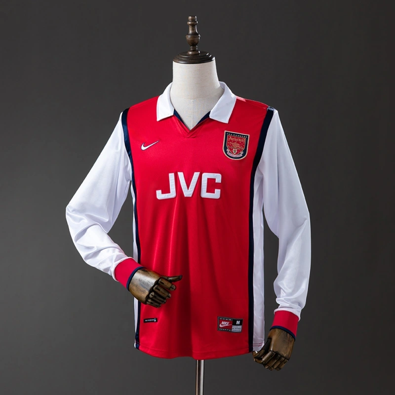 1998/99 Arsenal Long Sleeve Home Jersey