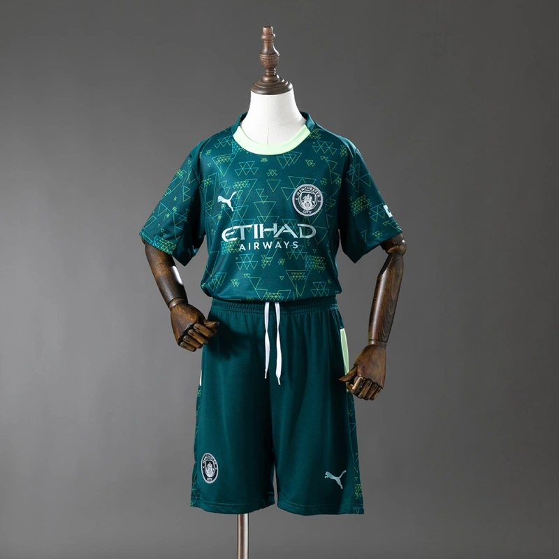 2025/26 Manchester City Fourth Away Men And Kids Kit