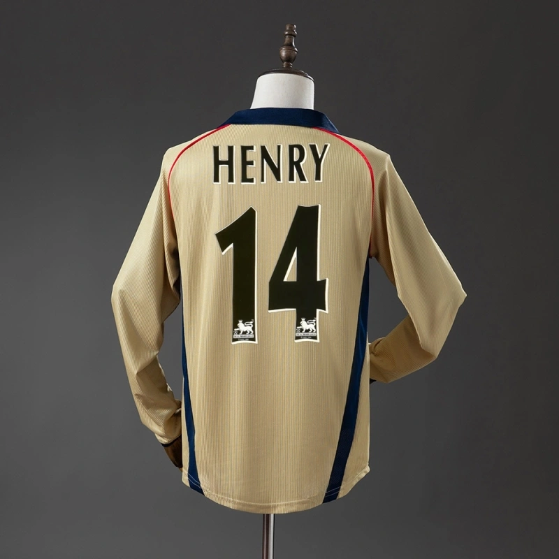 2001/02 Arsenal Long Sleeve Away Jersey