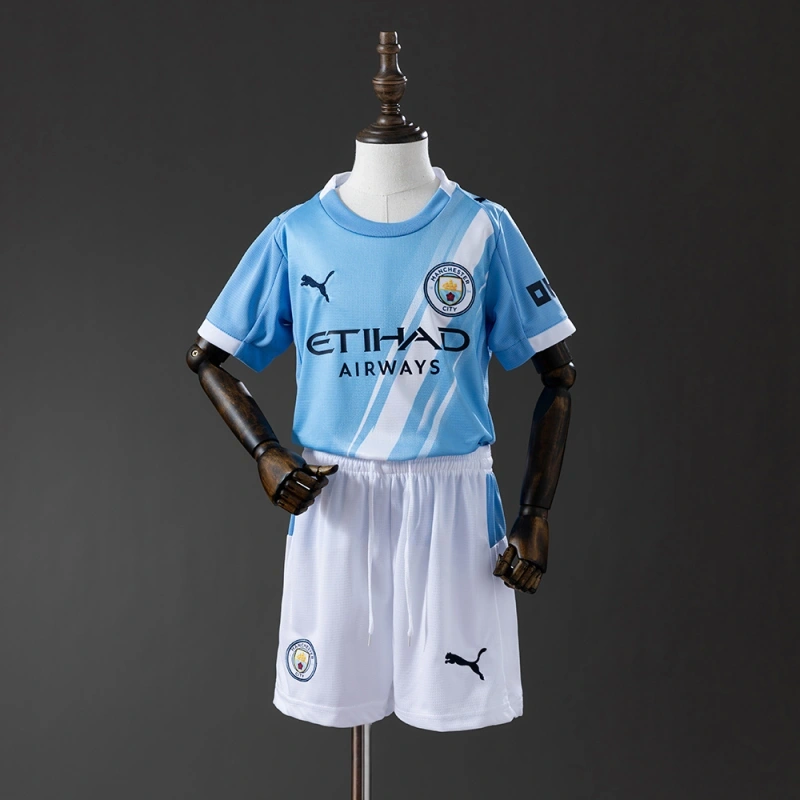 2025/26 Manchester City Home Men And Kids Kit