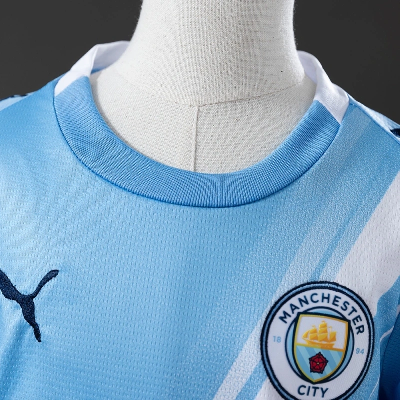 2025/26 Manchester City Home Men And Kids Kit