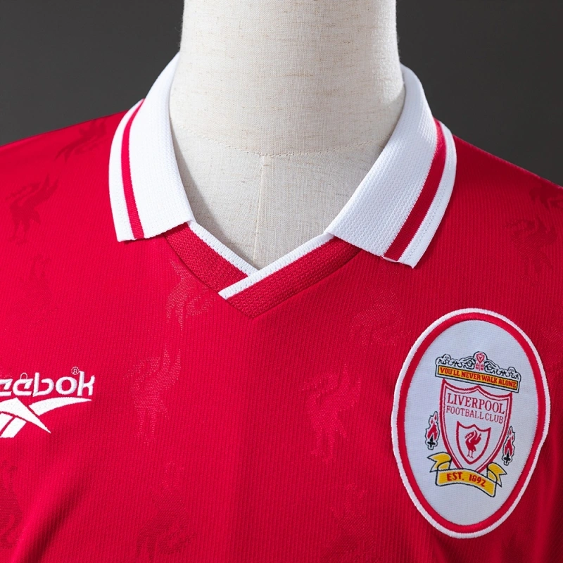 1996/97 Liverpool Long Sleeves Home Jersey