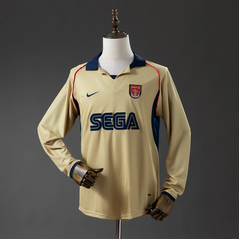 2001/02 Arsenal Long Sleeve Away Jersey
