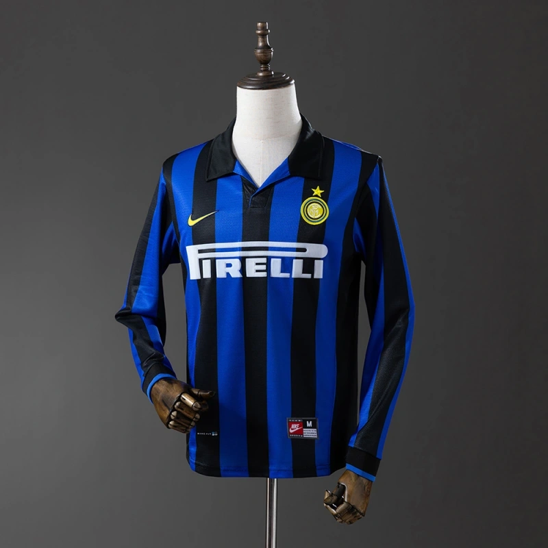1998/99 Inter Milan Long Sleeve Home Jersey