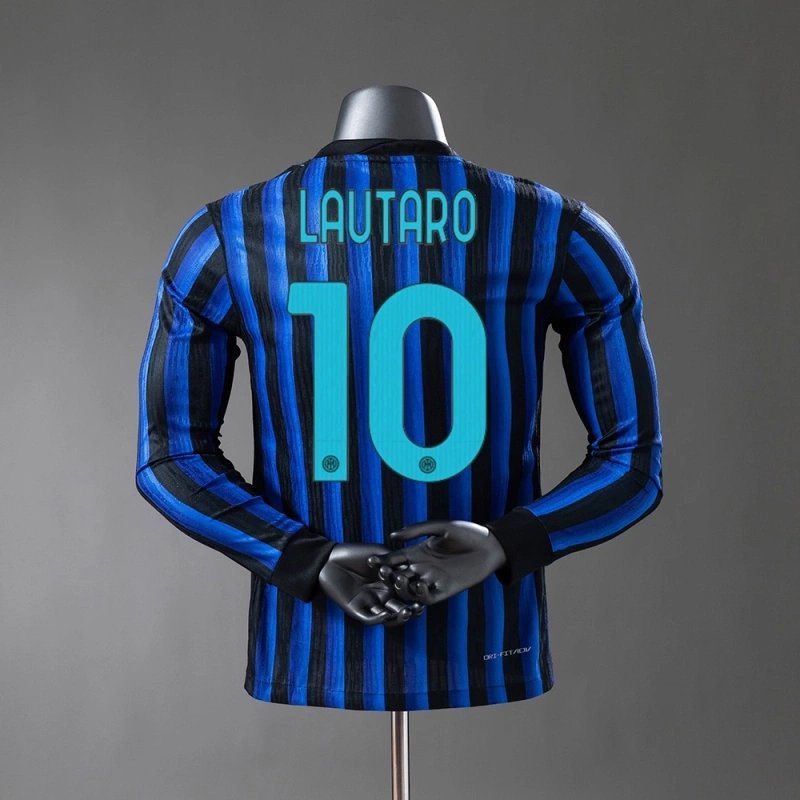 2025/26 Inter Milan Long Sleeved Home Jersey Player Version