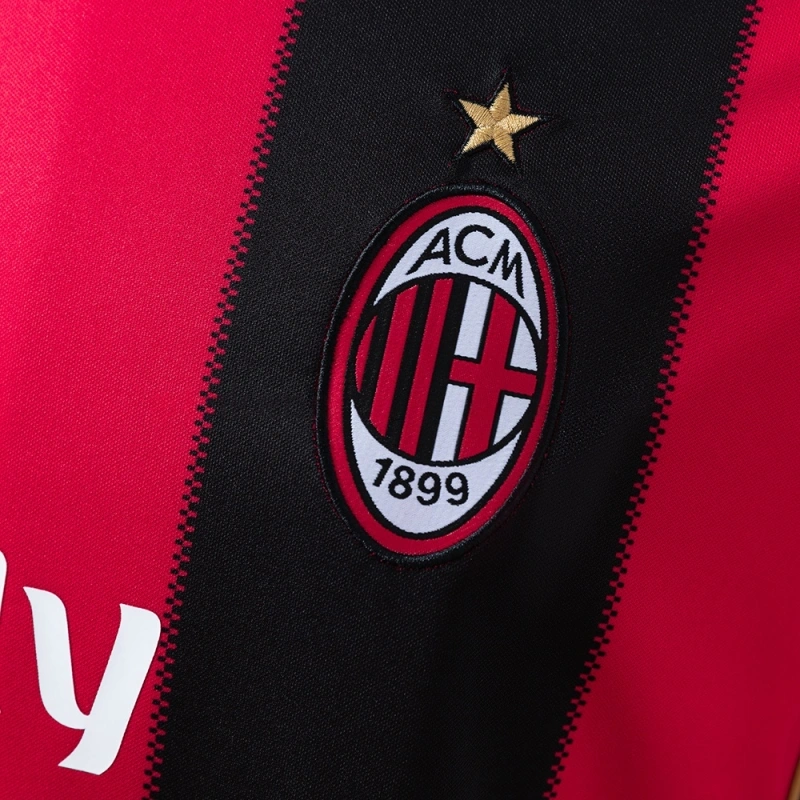 2010/11 Ac Milan Long Sleeve Home Jersey