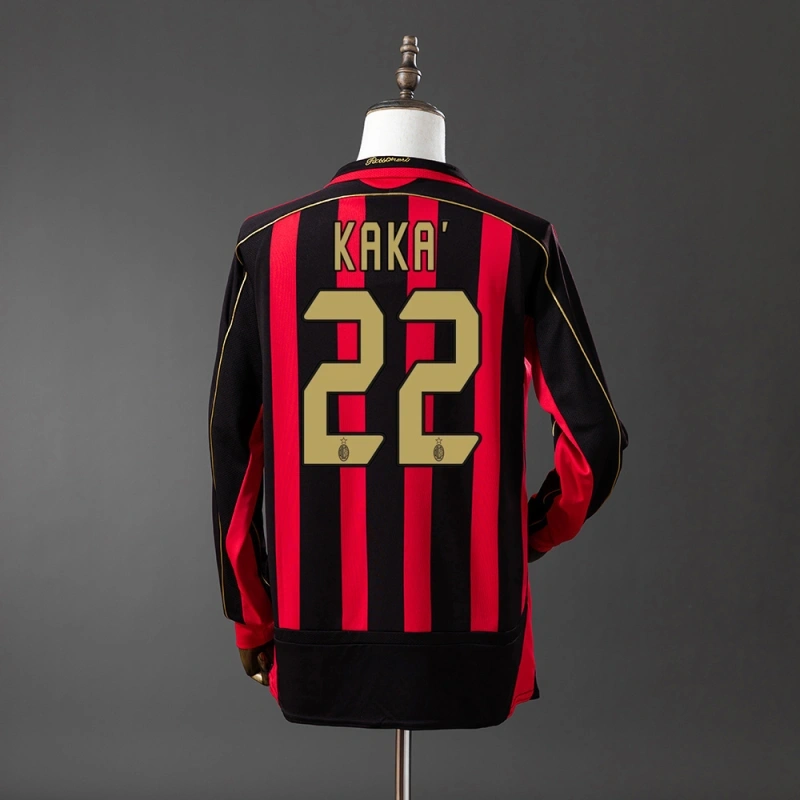 2006/07 Ac Milan Long Sleeve Home Jersey