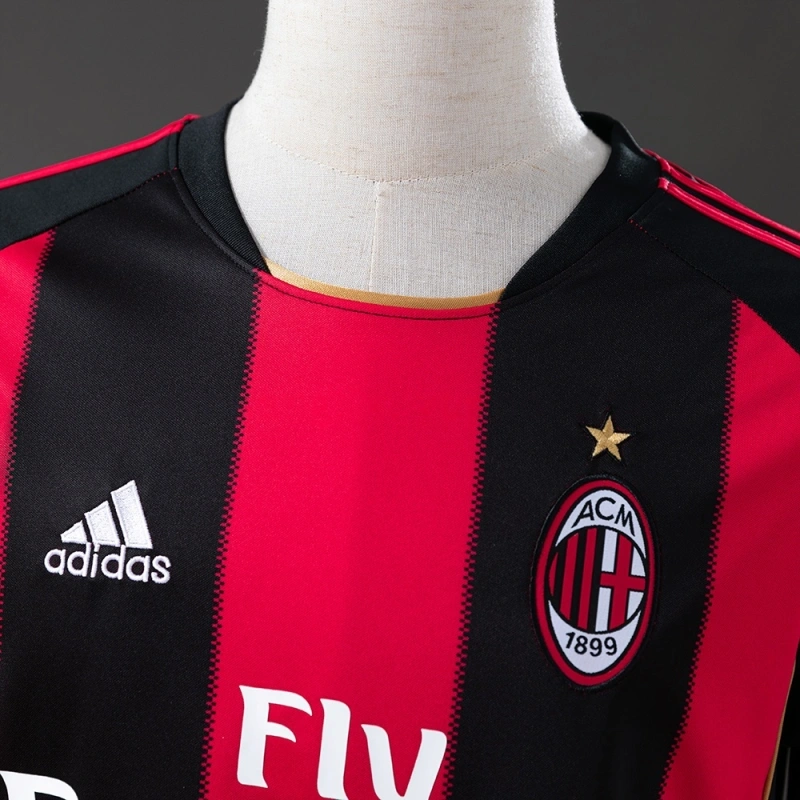 2010/11 Ac Milan Long Sleeve Home Jersey