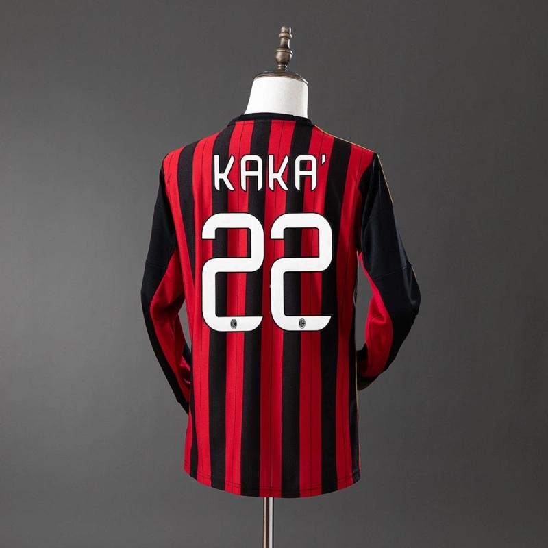 2013/14 Ac Milan Long Sleeve Home Jersey