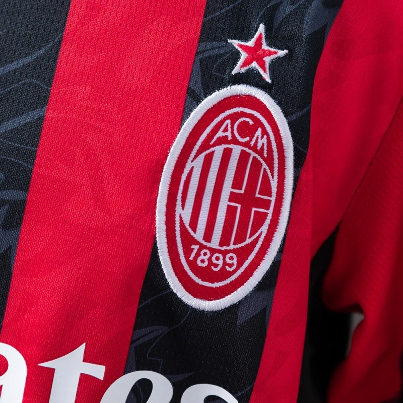 2025/26 Ac Milan Home Men And Kids Kit