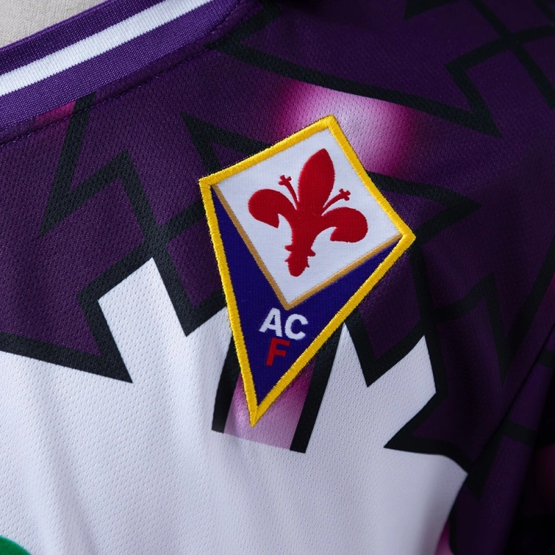 1992/93 Fiorentina Away Long Sleeve Jersey