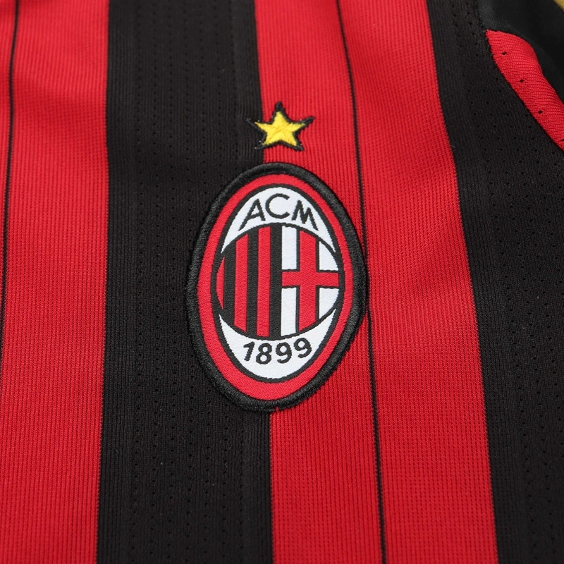 2013/14 Ac Milan Home Long Sleeve Kids Kit