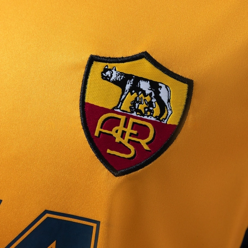 2001/02 Roma Long Sleeve Home Jersey