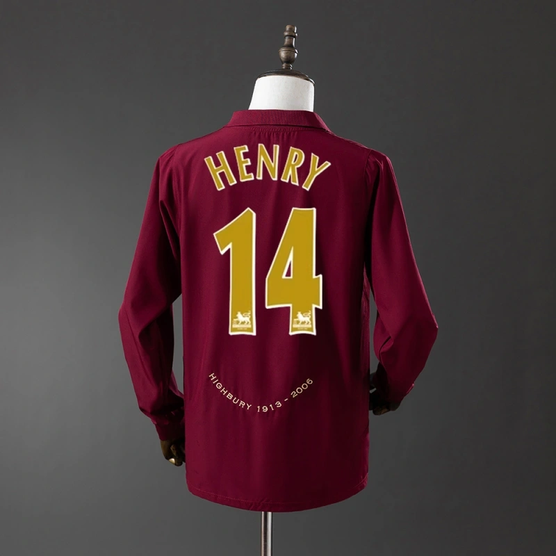 2005/06 Arsenal Long Sleeve Home Jersey