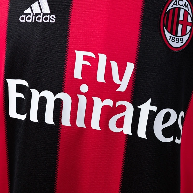 2010/11 Ac Milan Long Sleeve Home Jersey