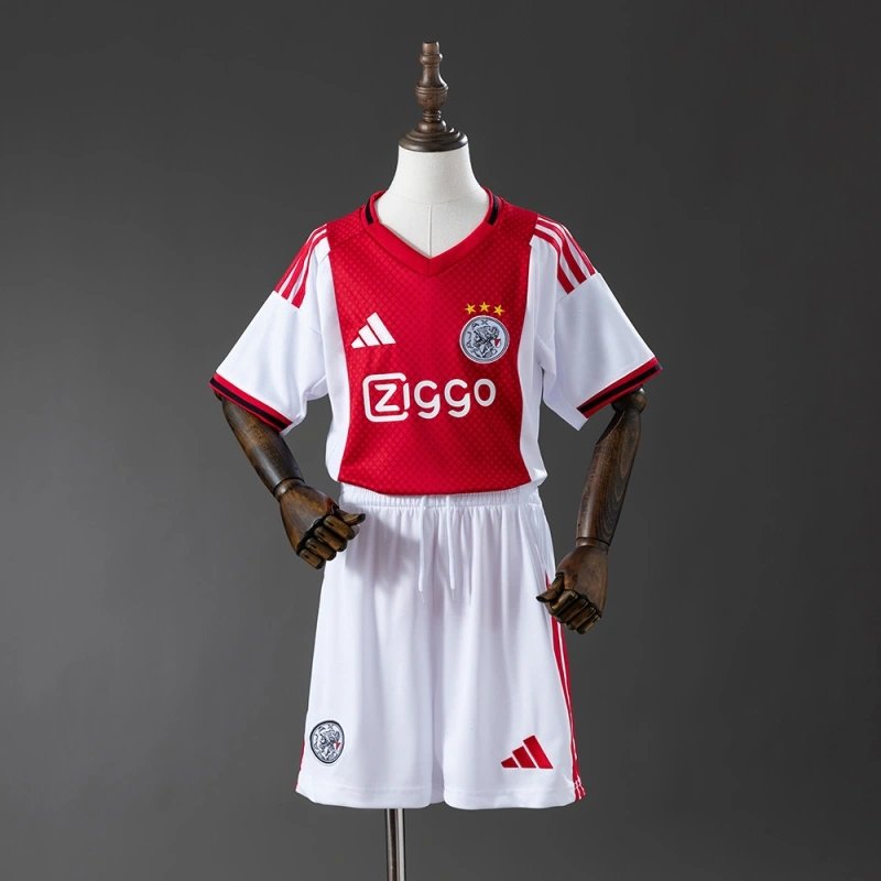 2025/26 Ajax Home Men And Kids Kit