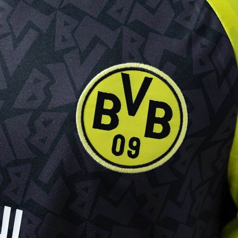 1995/96 Borussia Dortmund Away Long Sleeve Jersey