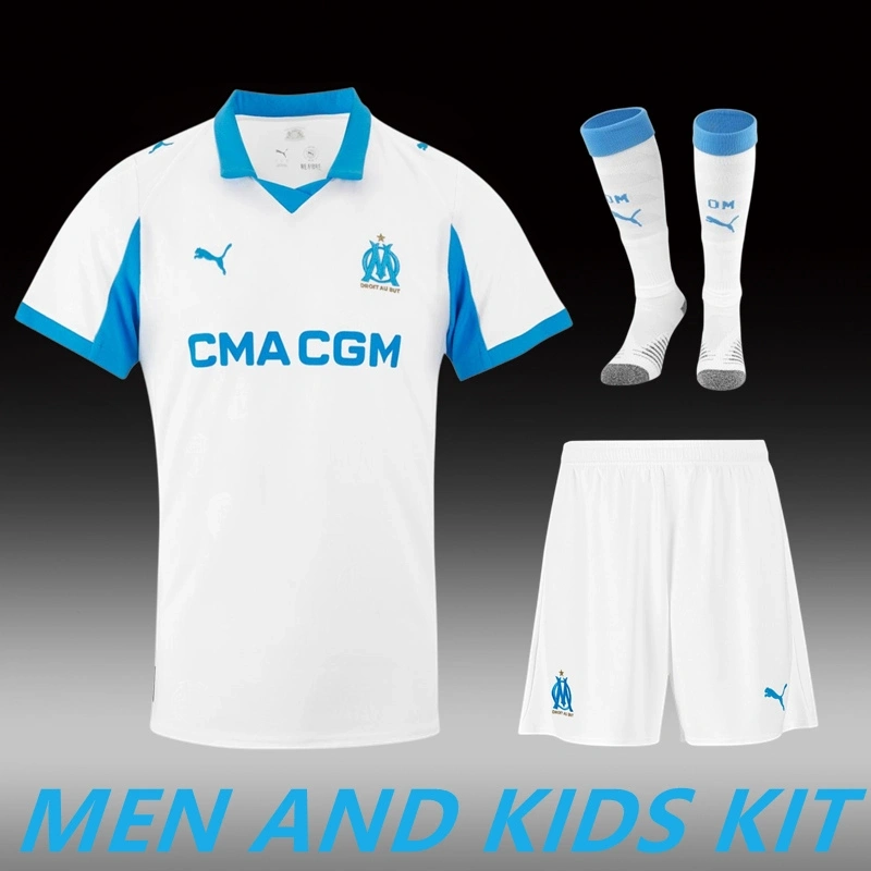 2025/26 Marseille Home Men And Kits Kit