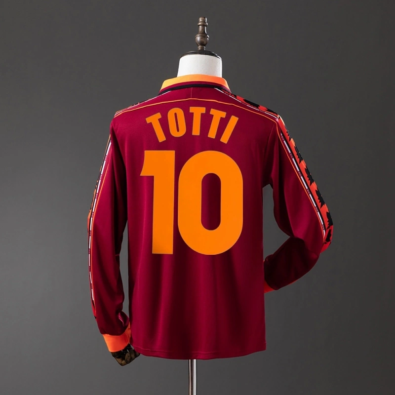 1998/99 Roma Long Sleeve Home Jersey
