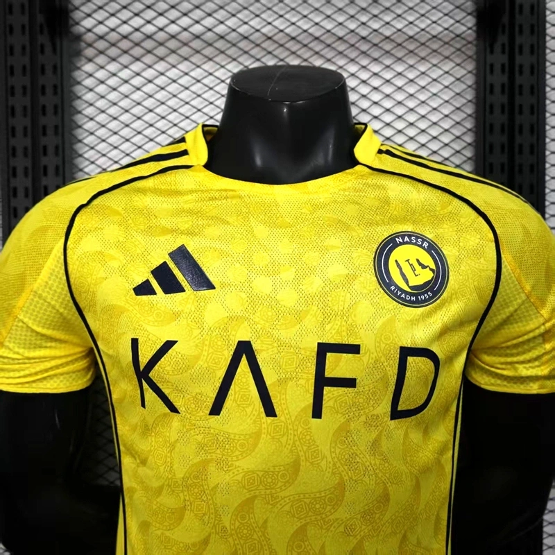2025/26 Al Nassr Home Jersey Player Version