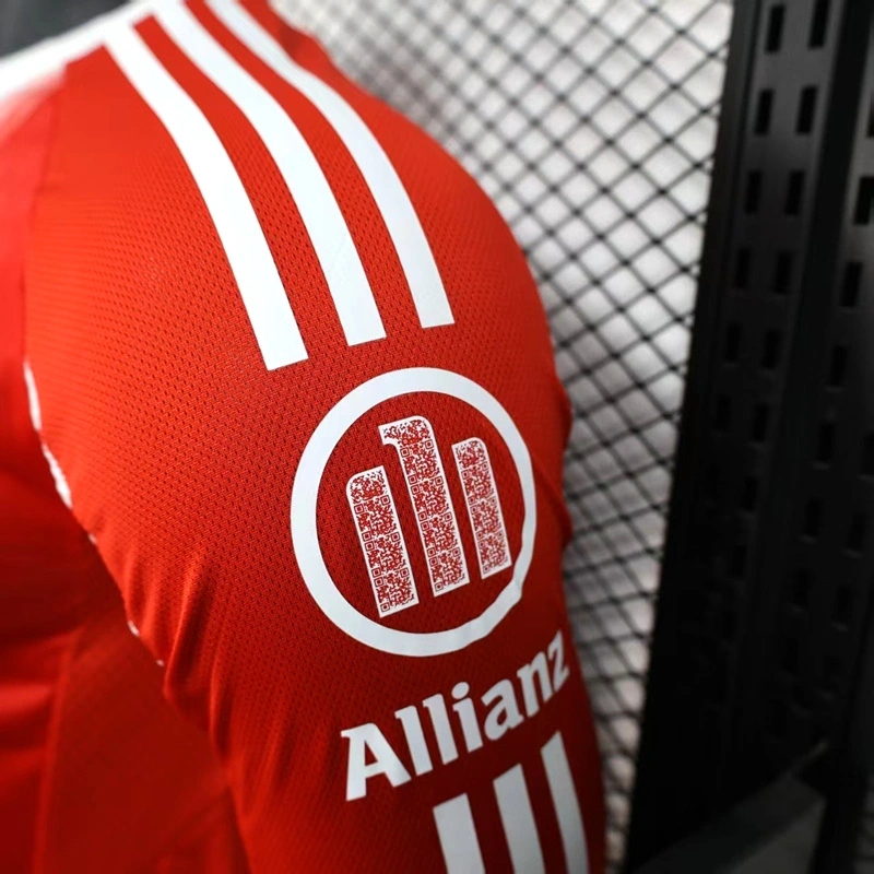2025/26 Bayern Munich Home Jersey Long Sleeve Player Version