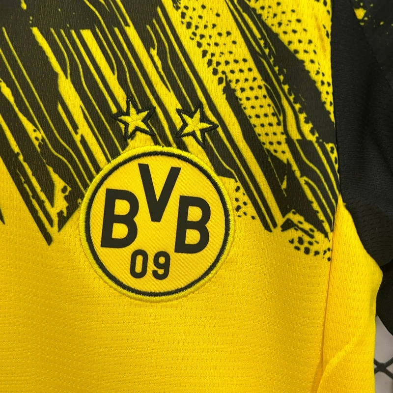 2025/26 Dortmund Home Men And Kids Kit