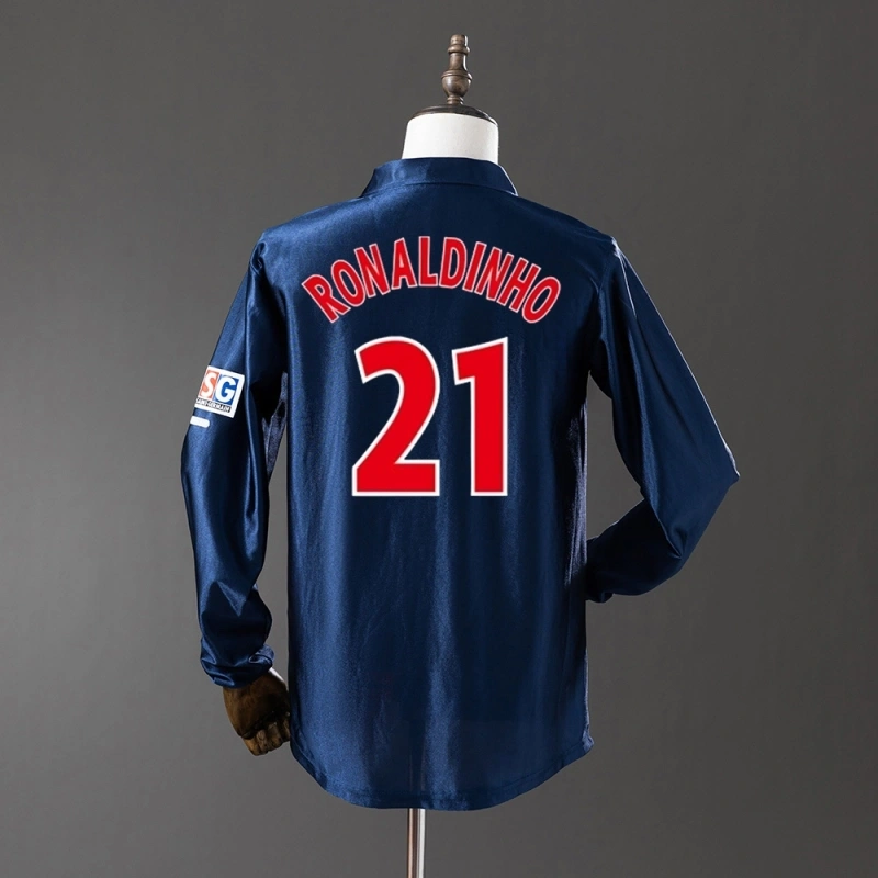 2001/02 Psg Home Long Sleeve Jersey