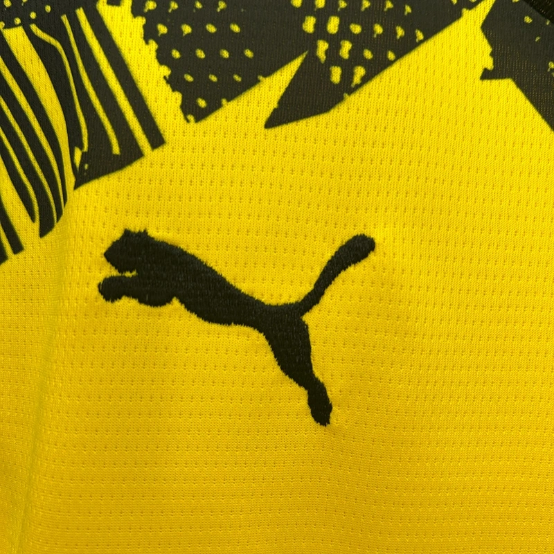 2025/26 Dortmund Home Men And Kids Kit