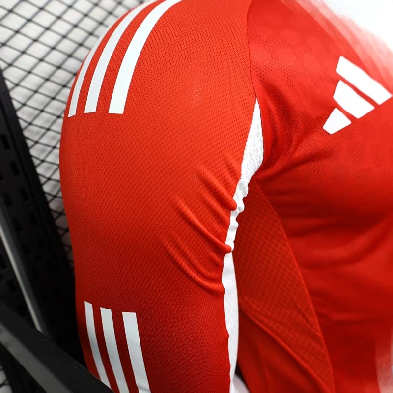 2025/26 Bayern Munich Home Jersey Long Sleeve Player Version