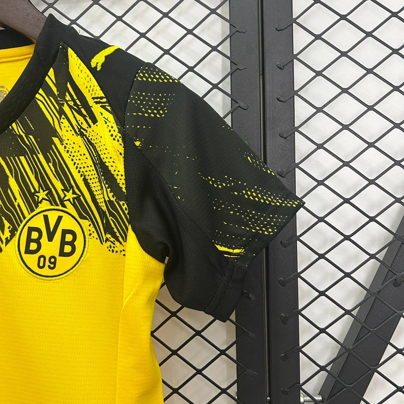 2025/26 Dortmund Home Men And Kids Kit