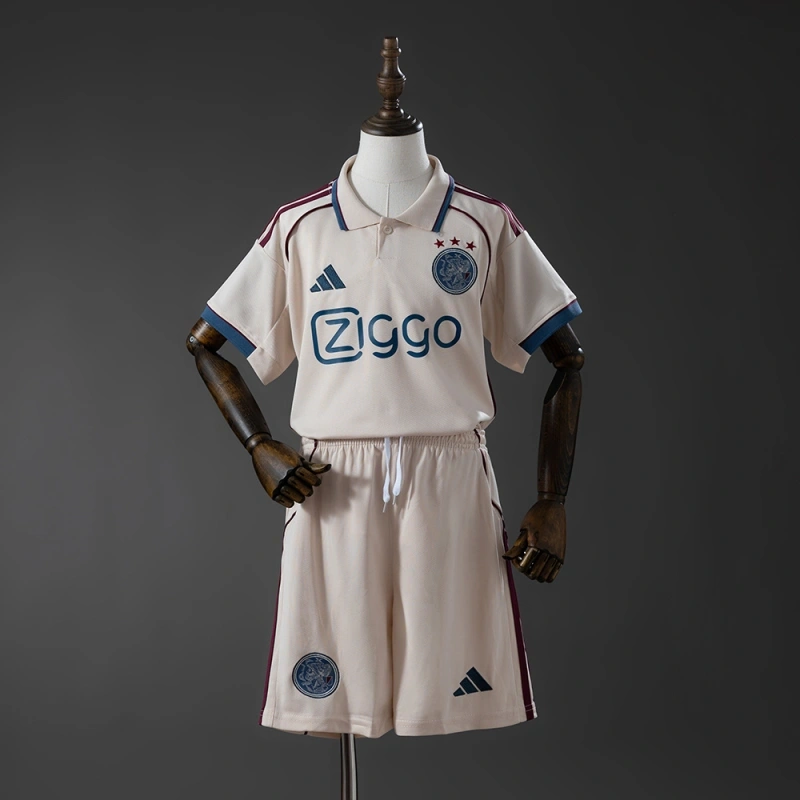 2025/26 Ajax Third Away Men And Kids Kit