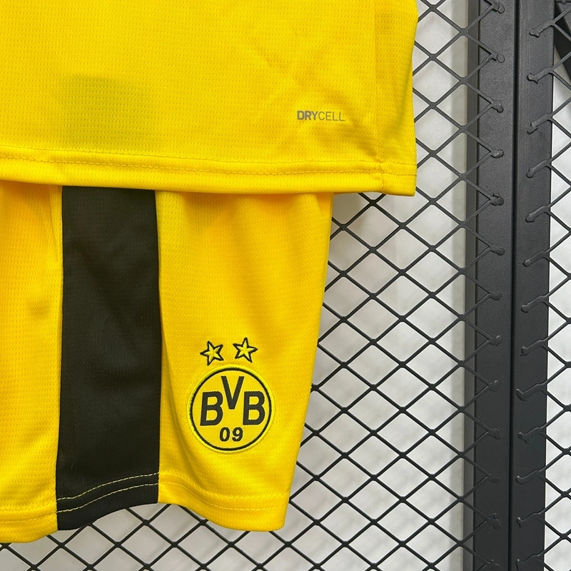 2025/26 Dortmund Home Men And Kids Kit