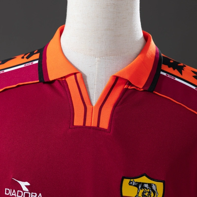 1998/99 Roma Long Sleeve Home Jersey