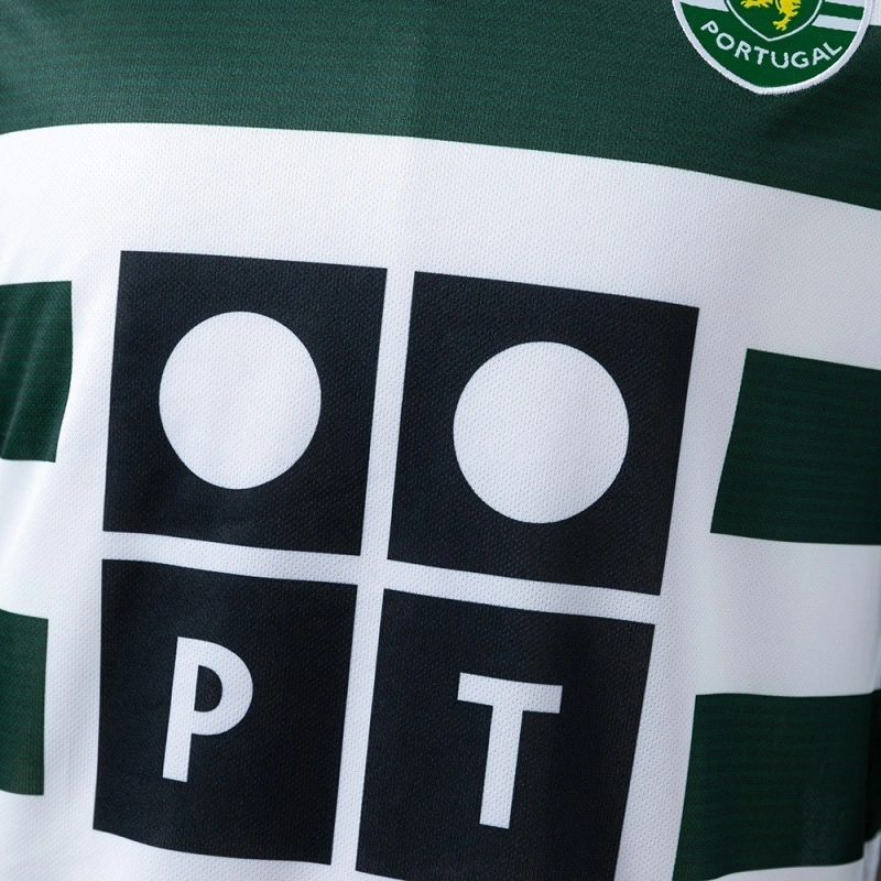 2003/04 Sporting Lisbon Long Sleeve Home Jersey