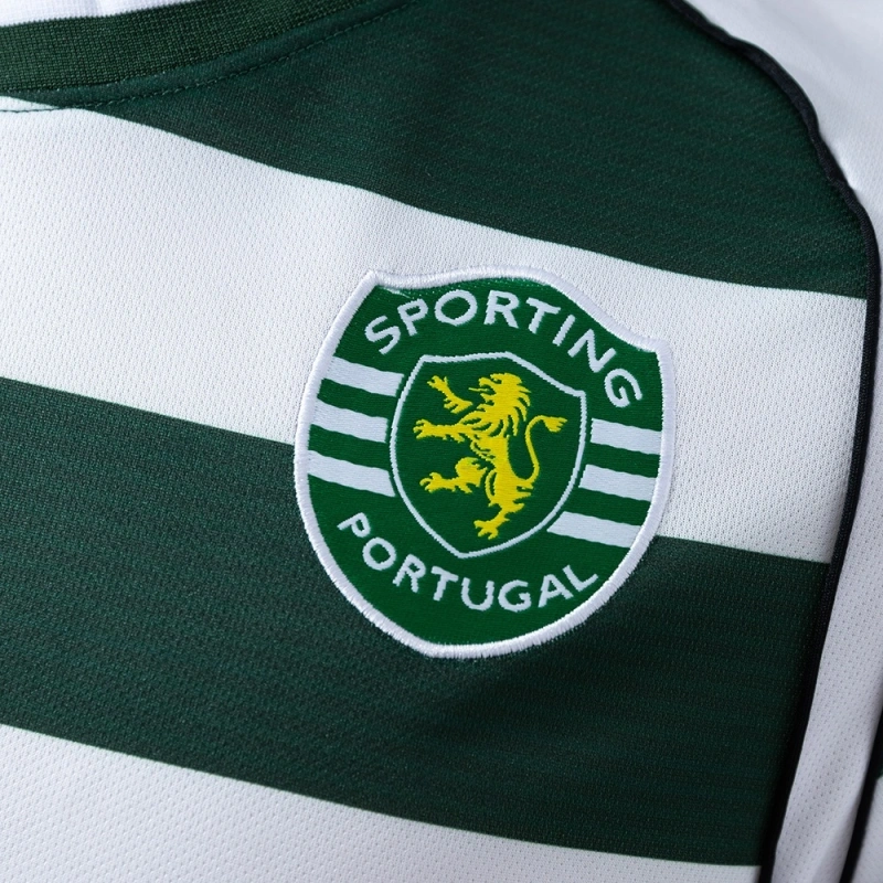 2003/04 Sporting Lisbon Long Sleeve Home Jersey